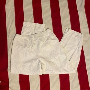 Zenergy by Chico's Sz 3 XL 16-18 Womens wide leg White Pull on pants